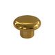 Plastic Knob - KP401, Polished Brass