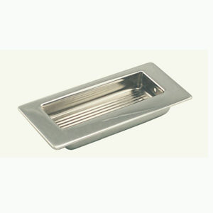 Recessed Drawer Pull DP485-SS, Satin Stainless