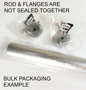 36 Inch Polished Chrome Round 1 5/16 Rod Kit