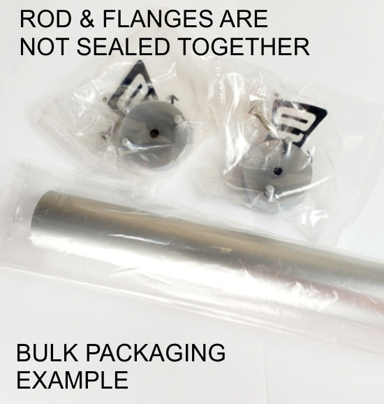 Round Cod Installation Kit 30 Inch Matte Black Round 1 5/16 Rod Kit – Hardware Decor