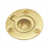 Round Brass Recessed Hinge Pull DP424-PB