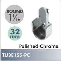 Round Polished Chrome flange 32mm