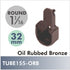Round flange 32mm, Oil Rubbed Bronze 852-ORB