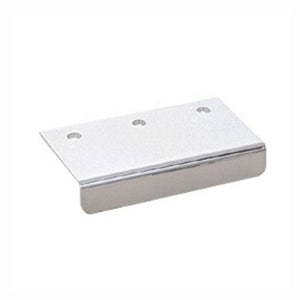 Rounded 120mm Edge Pull, Stainless Steel