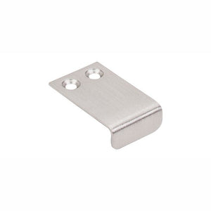 Rounded 1" Tab Pull, Brushed Satin Nickel