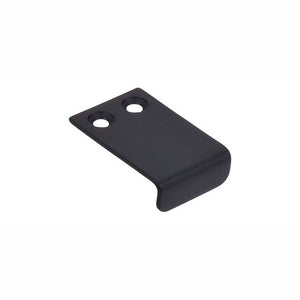 Rounded 1" Tab Pull, Flat Black
