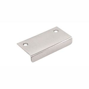 Rounded 3" Tab Pull, Brushed Satin Nickel