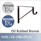 Shelf & Rod Bracket, Oil Rubbed Bronze - EPCO 3in Drop