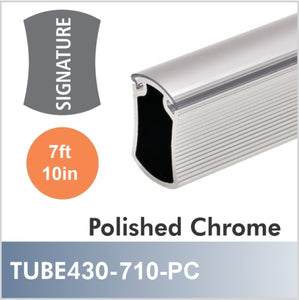 7ft 10in, Polished Chrome Signature Closet Rod, TUBE430-710-PC