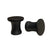 Sliding Door Knob GP19-BL, Satin Black Finish