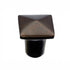 Small Aspen Square Knob, Mahogany Bronze finish
