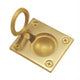 Small Brass Recessed Hinge Pull DP422