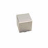 Sugar-Cube Knob, Brushed Nickel