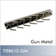 Express Tie Rack - 12 inch, Gun Metal