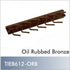 Express Tie Rack - 12 inch, Oil Rubbed Bronze