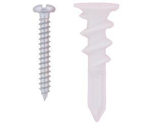 Easy Anchors With Screws - Nylon Med. #8