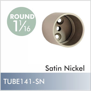 Satin Nickel Invisible Flange for 1-1-16