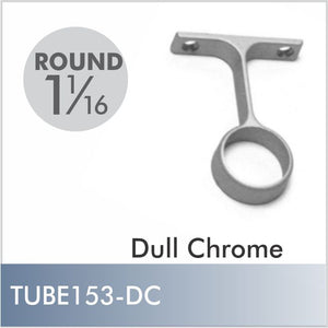 Round Dull Chrome 1-1-16" Center Support