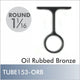 Round Oil Rubbed Bronze 1-1-16" Center Support 853-ORB