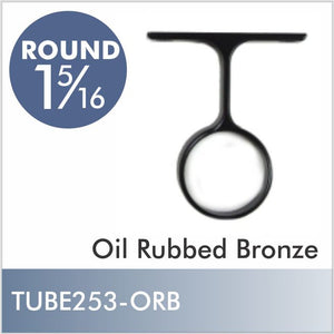 Round Oil Rubbed Bronze 1-5-16" Center Support