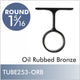 Round Oil Rubbed Bronze 1-5-16" Center Support