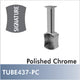 TUBE437-PC - Signature shelf flange, Polished Chrome