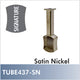 TUBE437-SN - Signature shelf flange, Satin Nickel