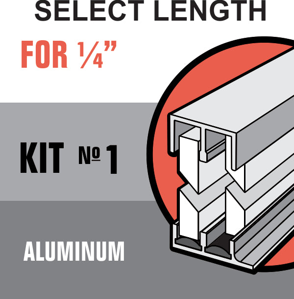 Track Assembly 1, Aluminum – Hardware Decor