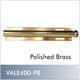 Extra Large Valet Rod - Polished Brass