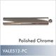 Deco Valet Rod - Polished Chrome