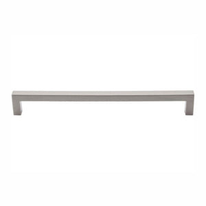 TopKnobs Square Bar Pull, 8-13-16", Brushed Satin Nickel