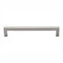 TopKnobs Square Bar Pull, 6-5-16", Brushed Satin Nickel