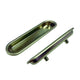 Zinc Recessed Pull - WP38-DC Dull Chrome