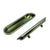 Zinc Recessed Pull - WP38-DC Dull Chrome