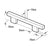 CC01-AS52-128, Kyoto Pull, Stainless Steel 128mm