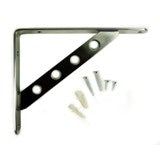 Alpha Shelf Bracket (X2),  Chrome